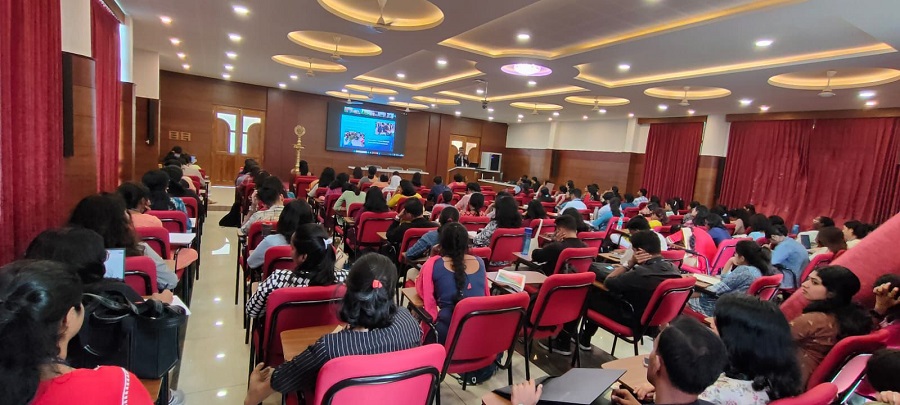photo of classroom that housed the event